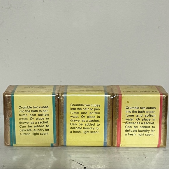 Vintage English Bath Cubes Hampshire Iris, Dover Lavender & Coventry Lily New - Picture 5 of 8